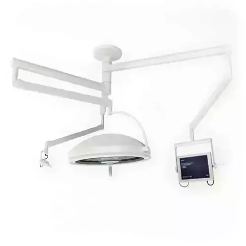 Operating Room Equipment   Lamp And Computer Screen