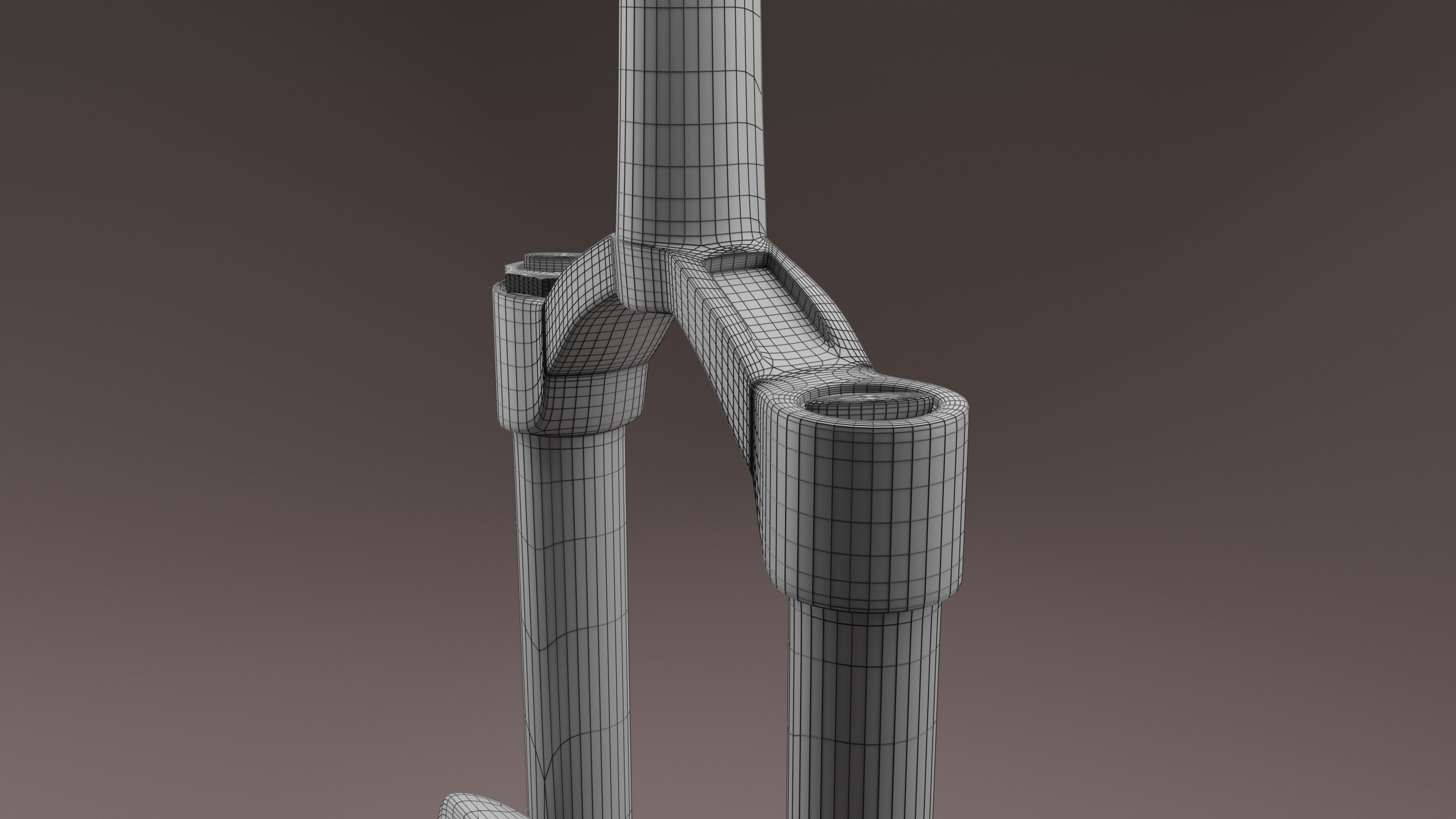 MTB forks 3D model_8