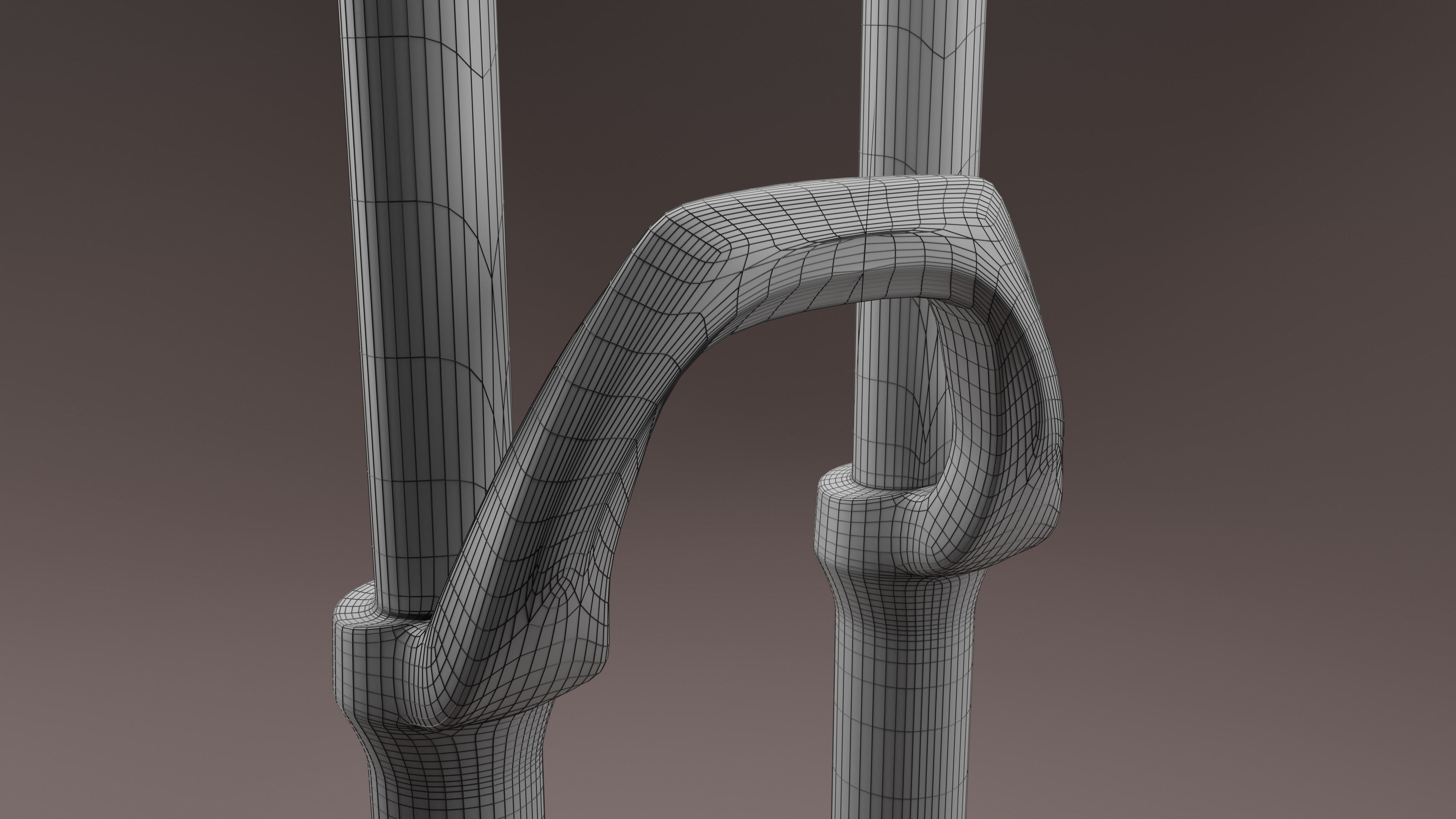 MTB forks 3D model_7