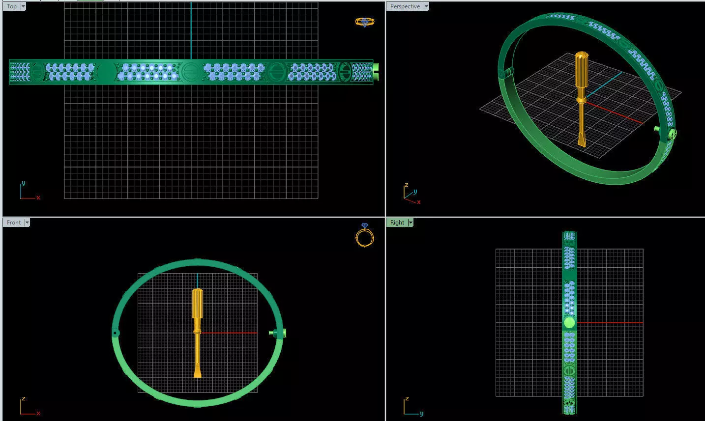 vong tay 03  3D model_0
