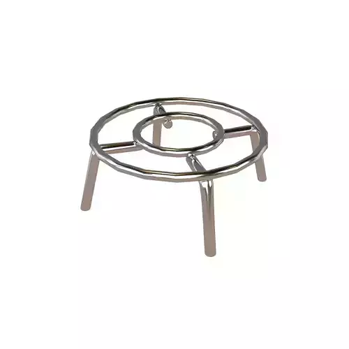 Stainless Steel Steaming Rack v1 001 Low-poly 3D model
