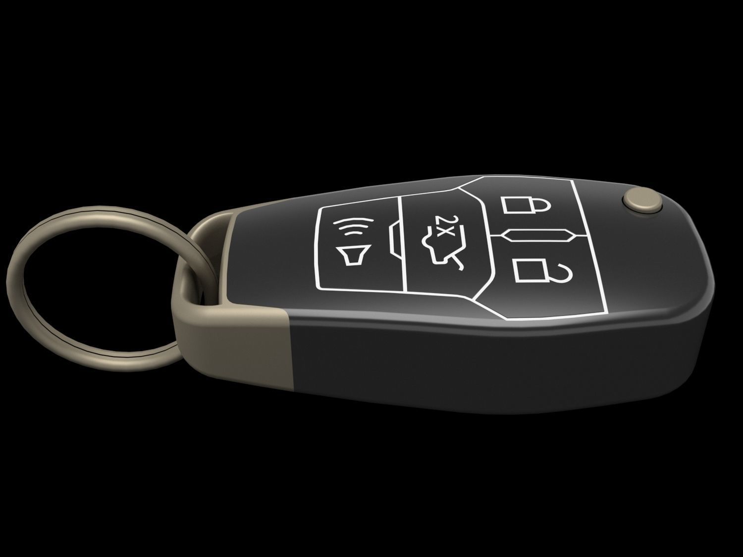 Smart Car Keys 3D model_4