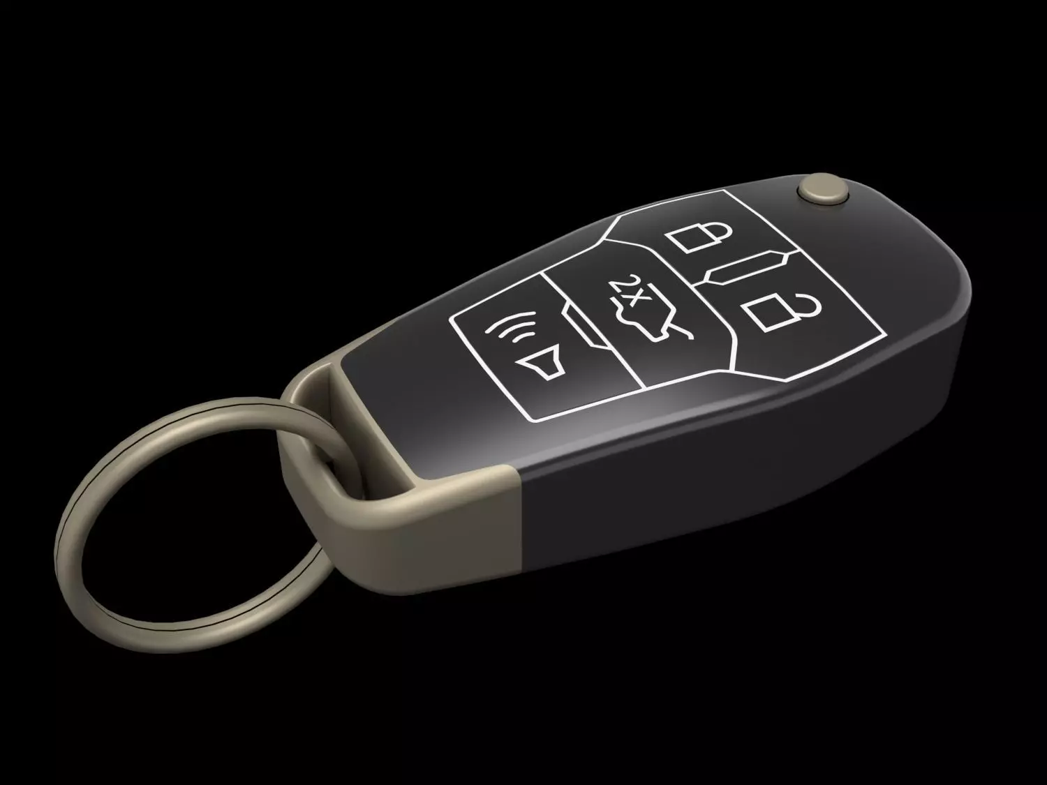 Smart Car Keys 3D model_0