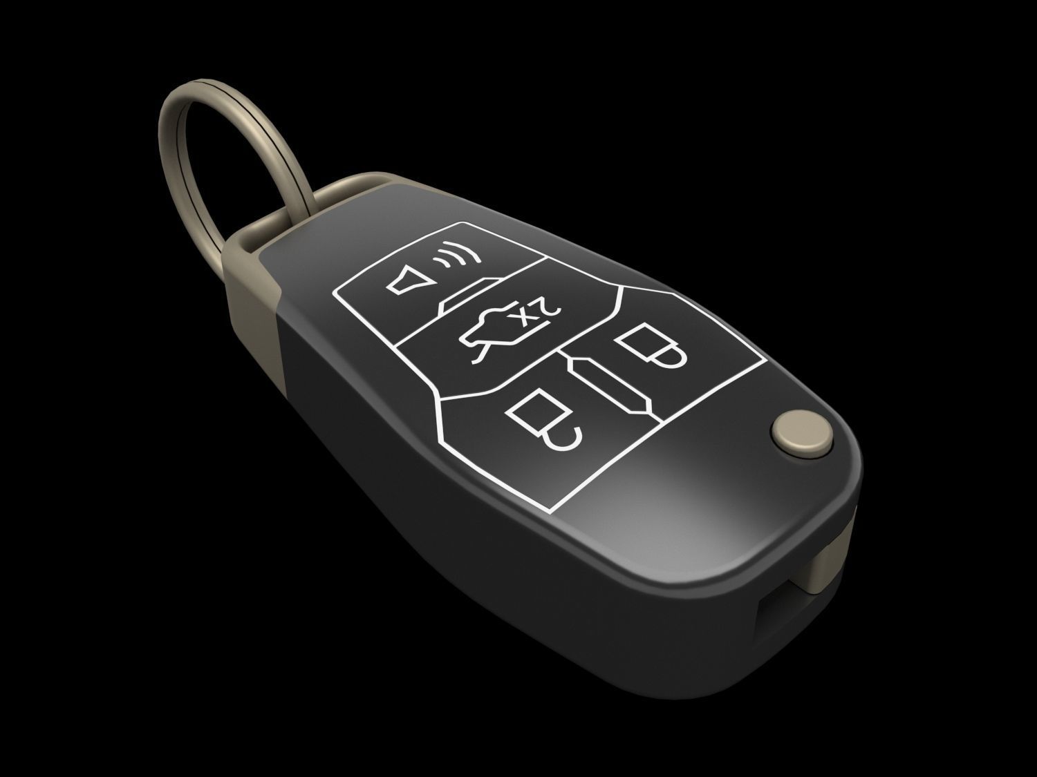Smart Car Keys 3D model_5