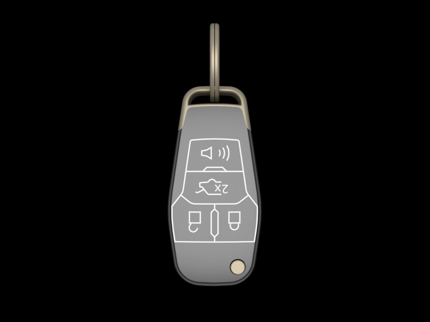 Smart Car Keys 3D model_1