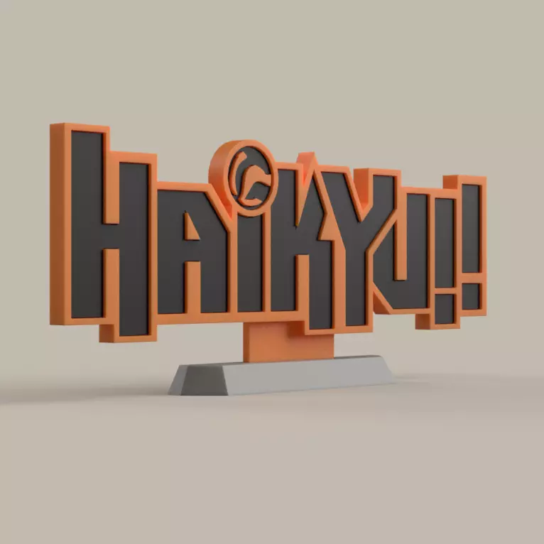 Haikyu - Logo 3D print model_0
