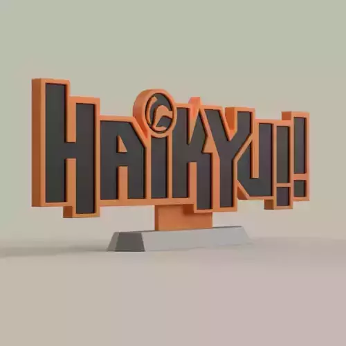 Haikyu - Logo 3D print model