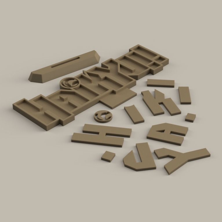 Haikyu - Logo 3D print model_1