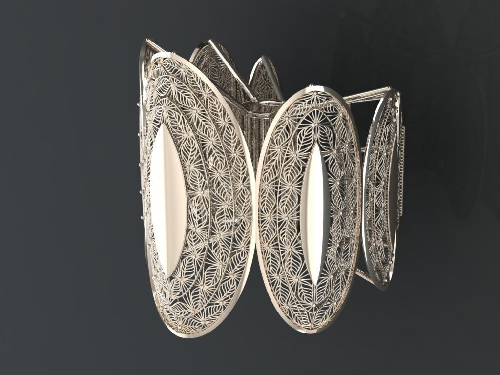 Bracelet 3d jewelry model 3D print model 3D print model_1