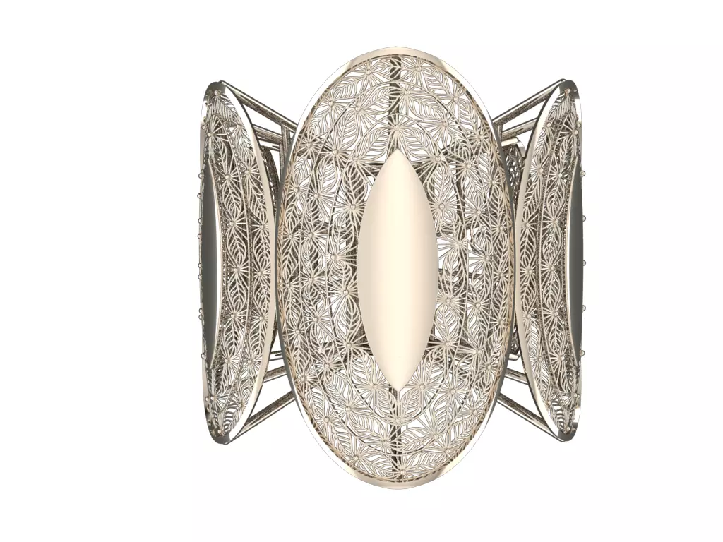 Bracelet 3d jewelry model 3D print model 3D print model_0