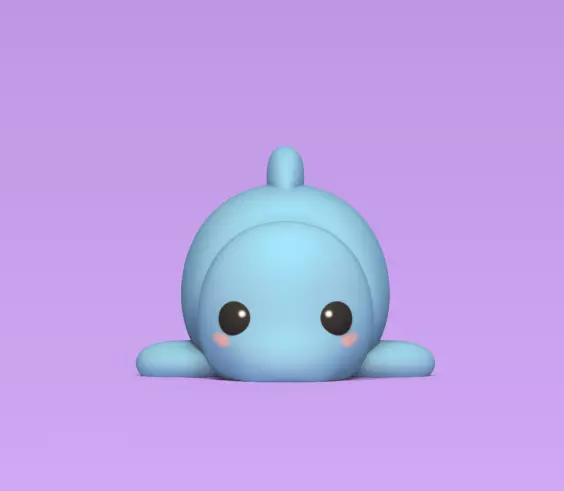Flexi Dolphin 3D print model_0