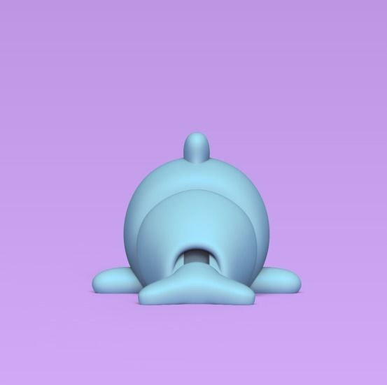 Flexi Dolphin 3D print model_3