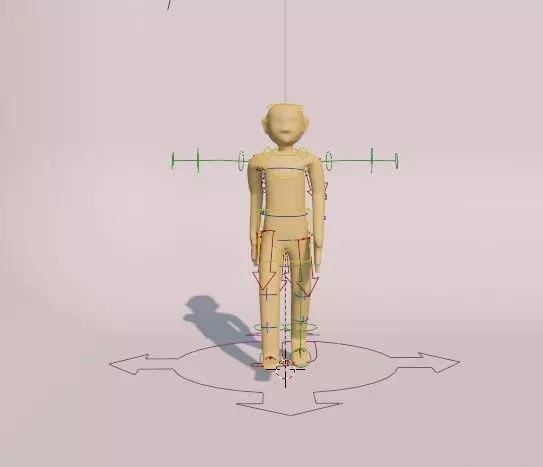 Animated basic man model free 3d Free 3D model_0