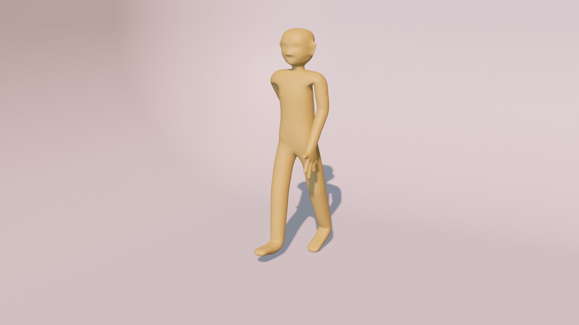 Animated basic man model free 3d Free 3D model_1