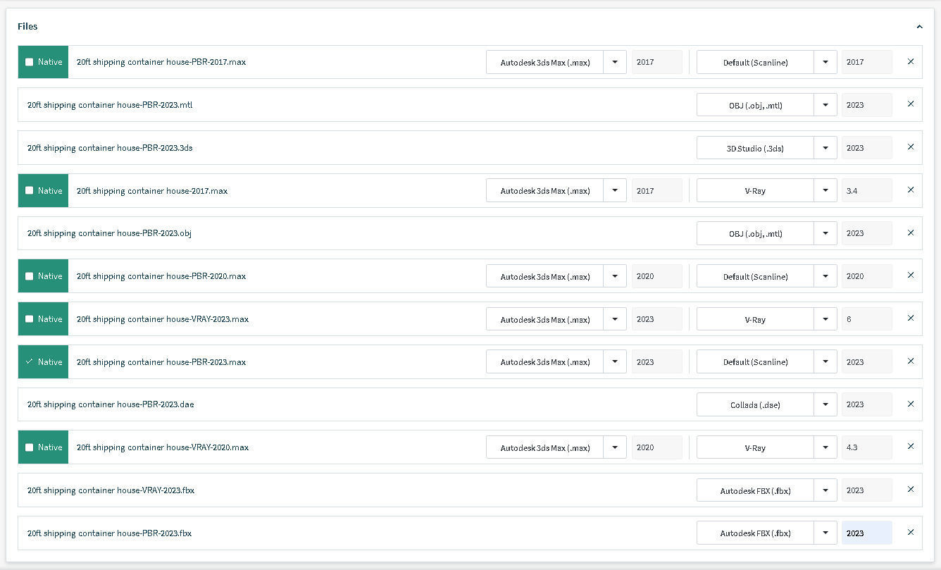 20ft shipping container house 3D model_19