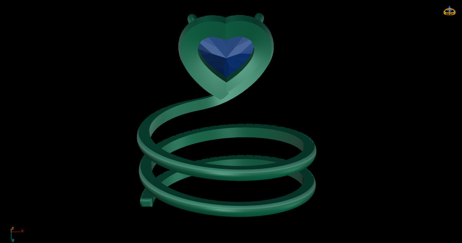 Ring SNAKE 3D print model_4