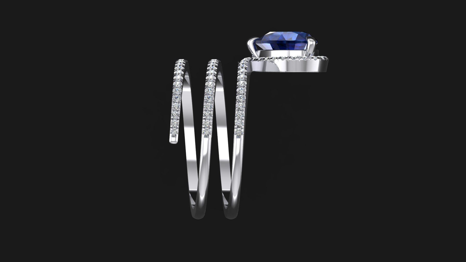 Ring SNAKE 3D print model_1