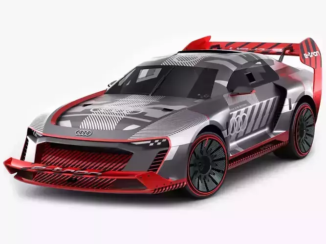 Audi S1 Hoonitron Concept 2021 3D model