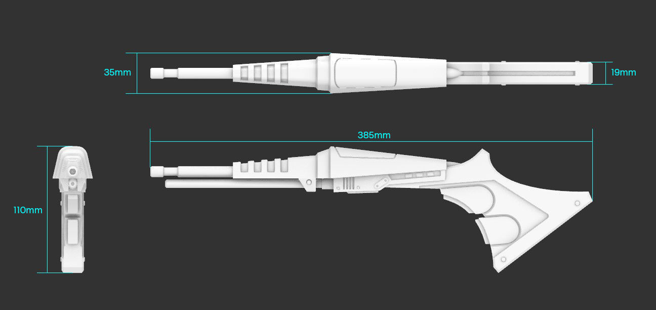 Pyke Blaster 3D print model_3