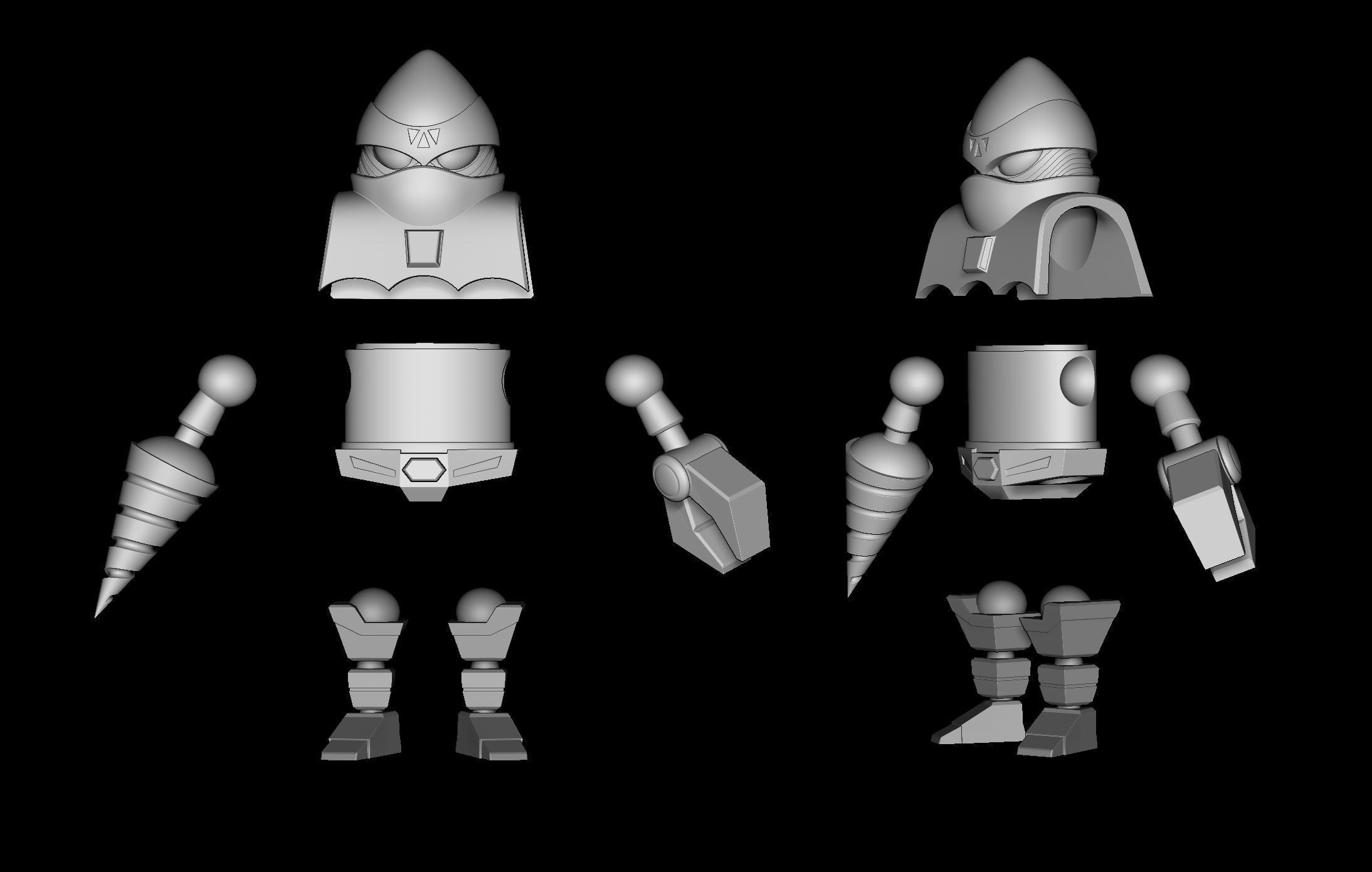 Getter Robot 3D print model_7