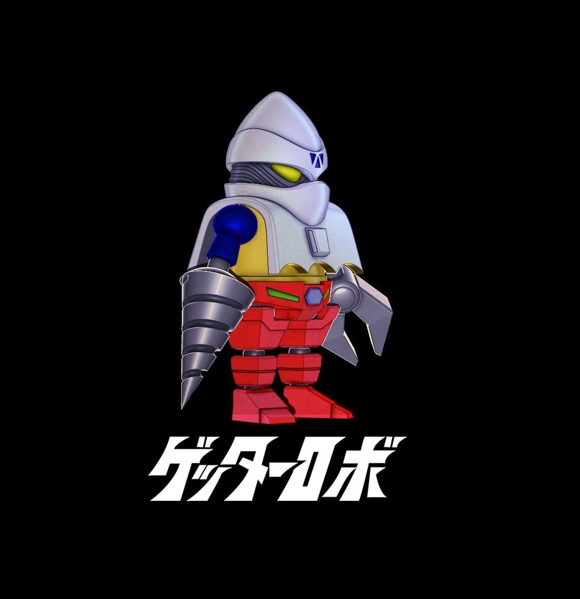 Getter Robot 3D print model_3