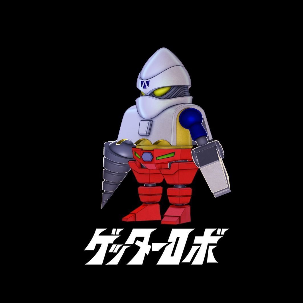 Getter Robot 3D print model_2