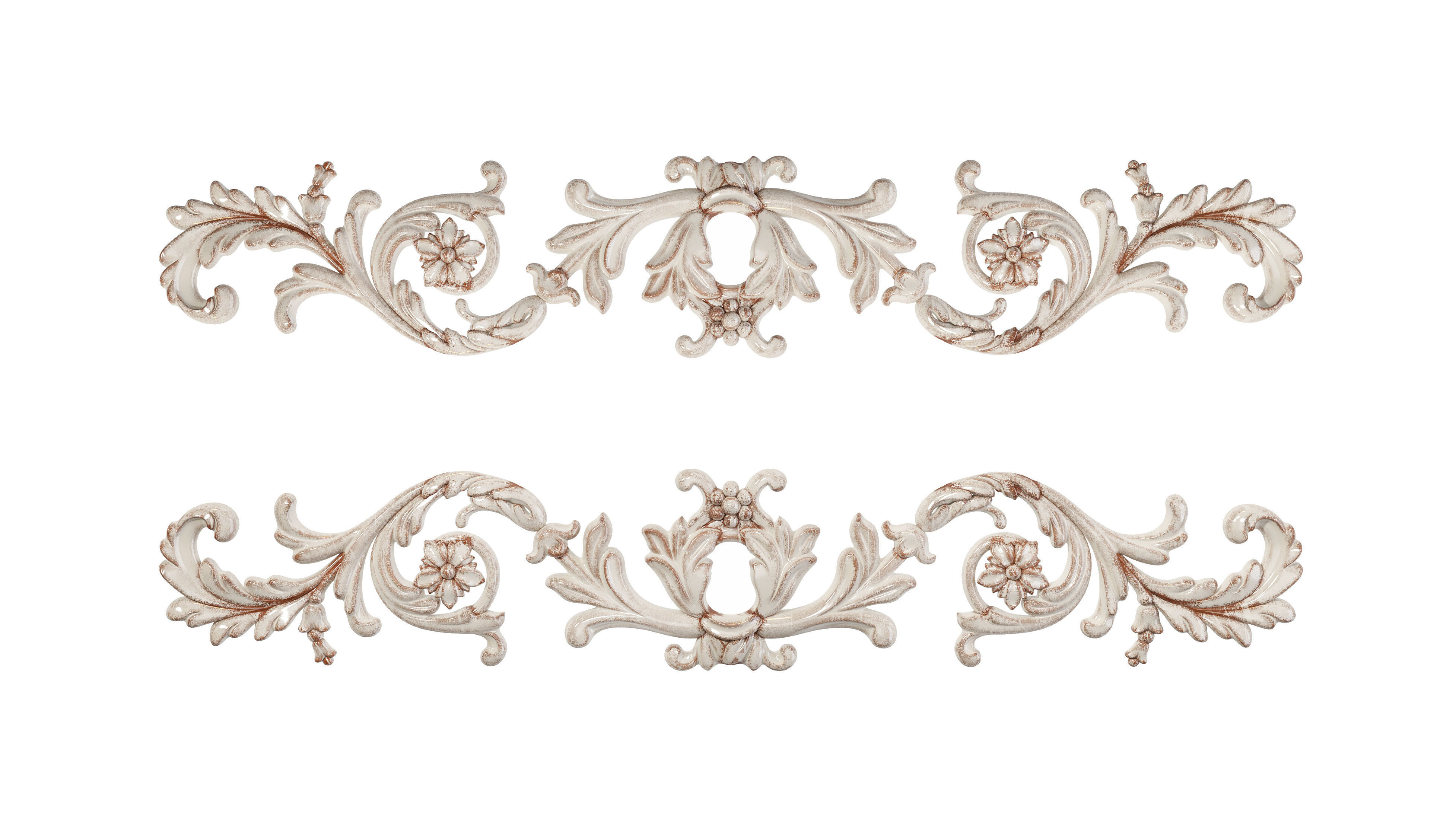 Classic carved 175 3D model_3