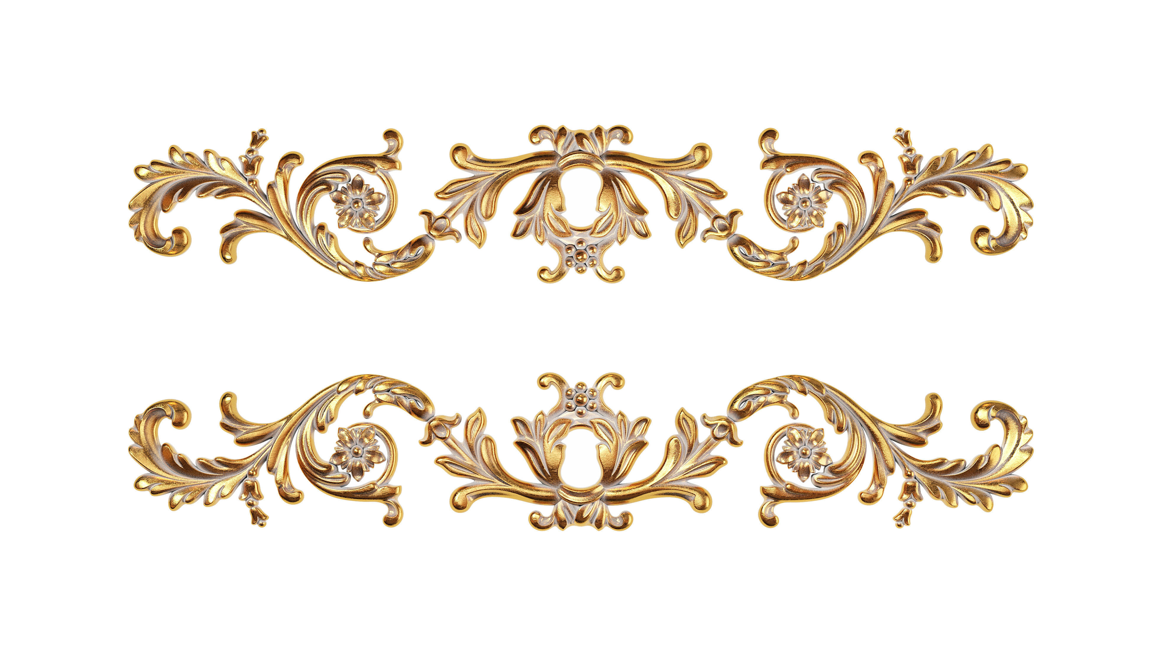 Classic carved 175 3D model_1