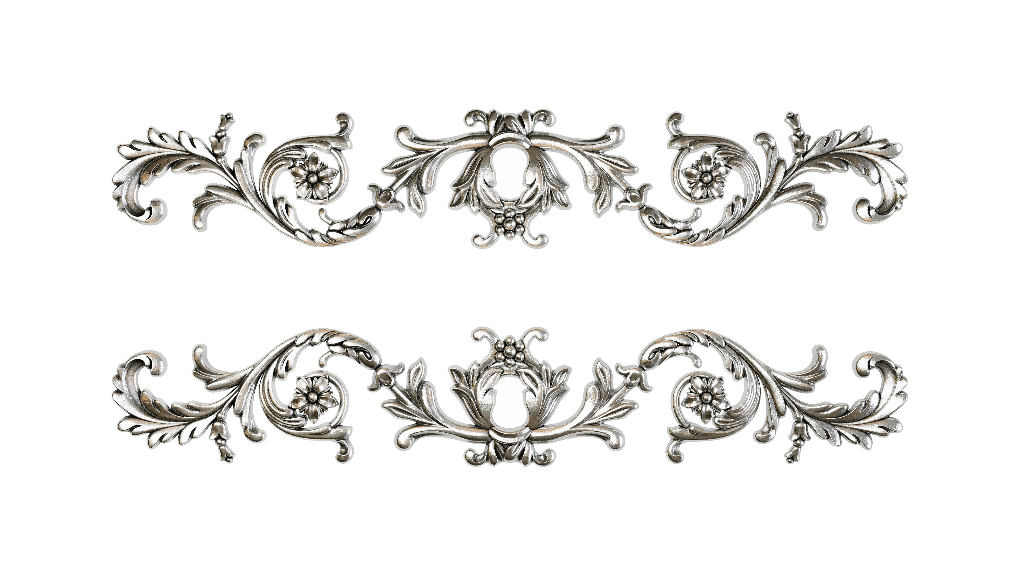 Classic carved 175 3D model_2