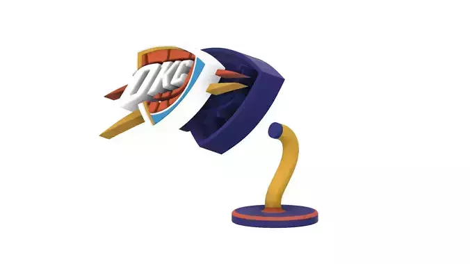 Oklahoma City Thunder NBA 3D print model