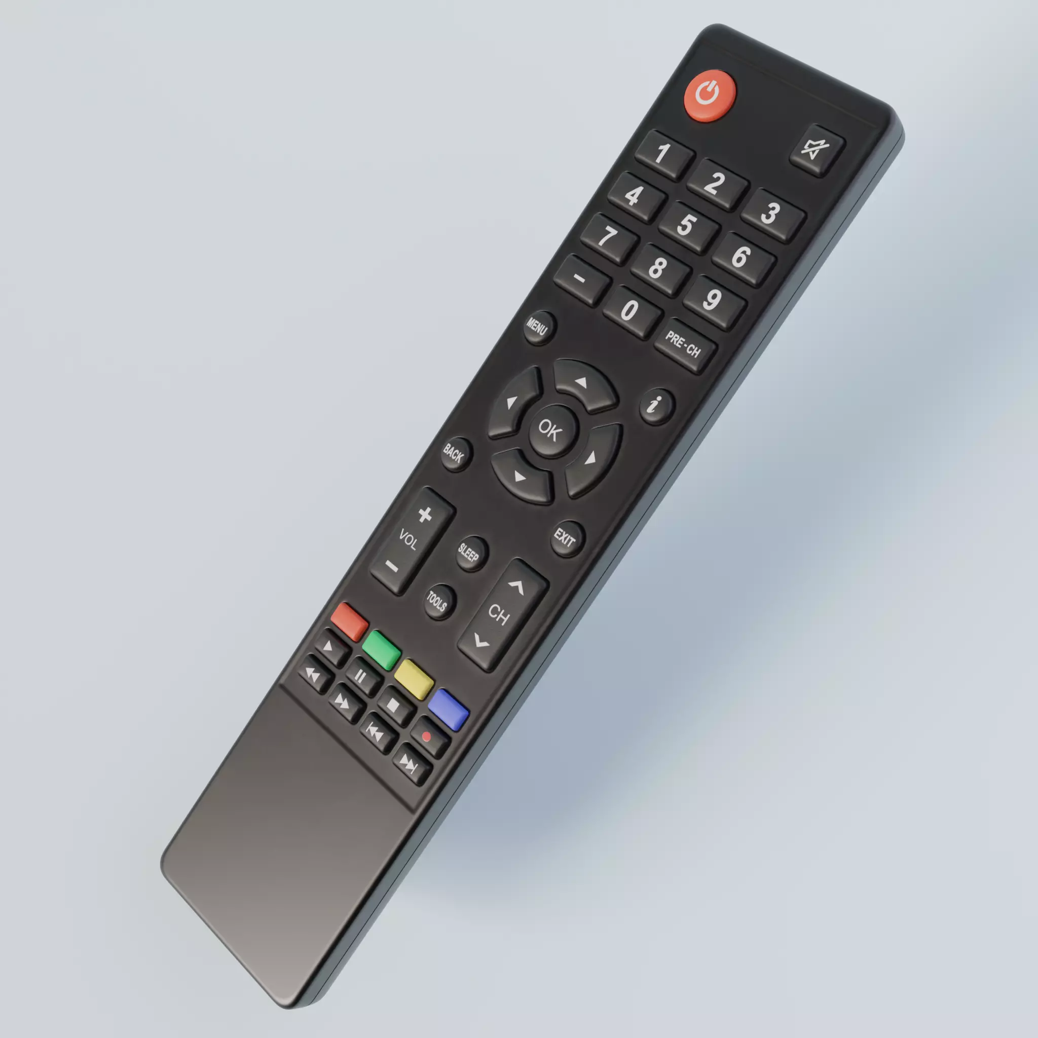 Generic Remote Control TV 3D model