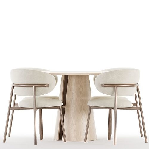 Dining Set 01 3D model