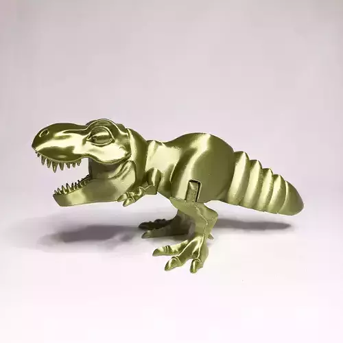 T-REX gold toy