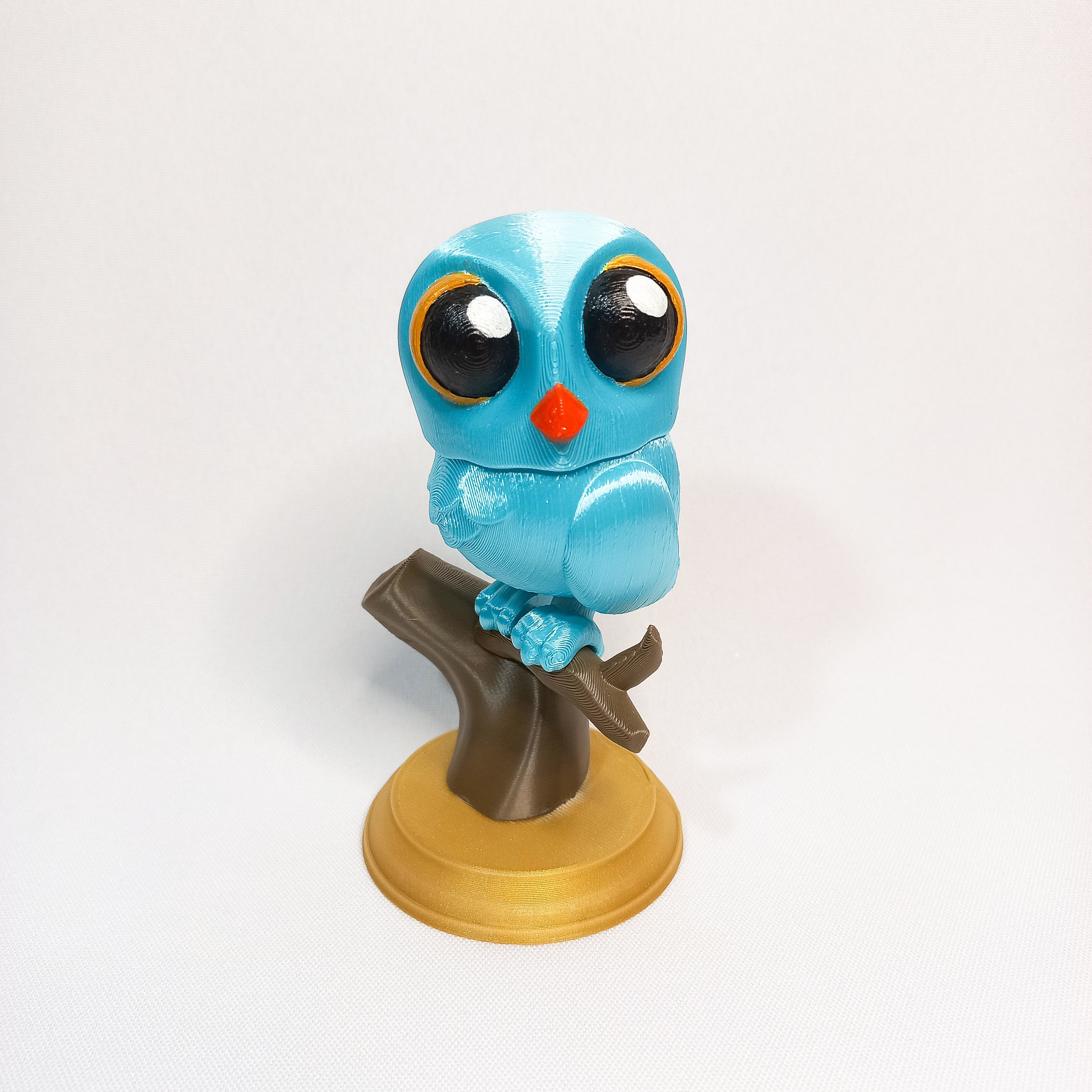 OWL CARTOON 3D print model_3