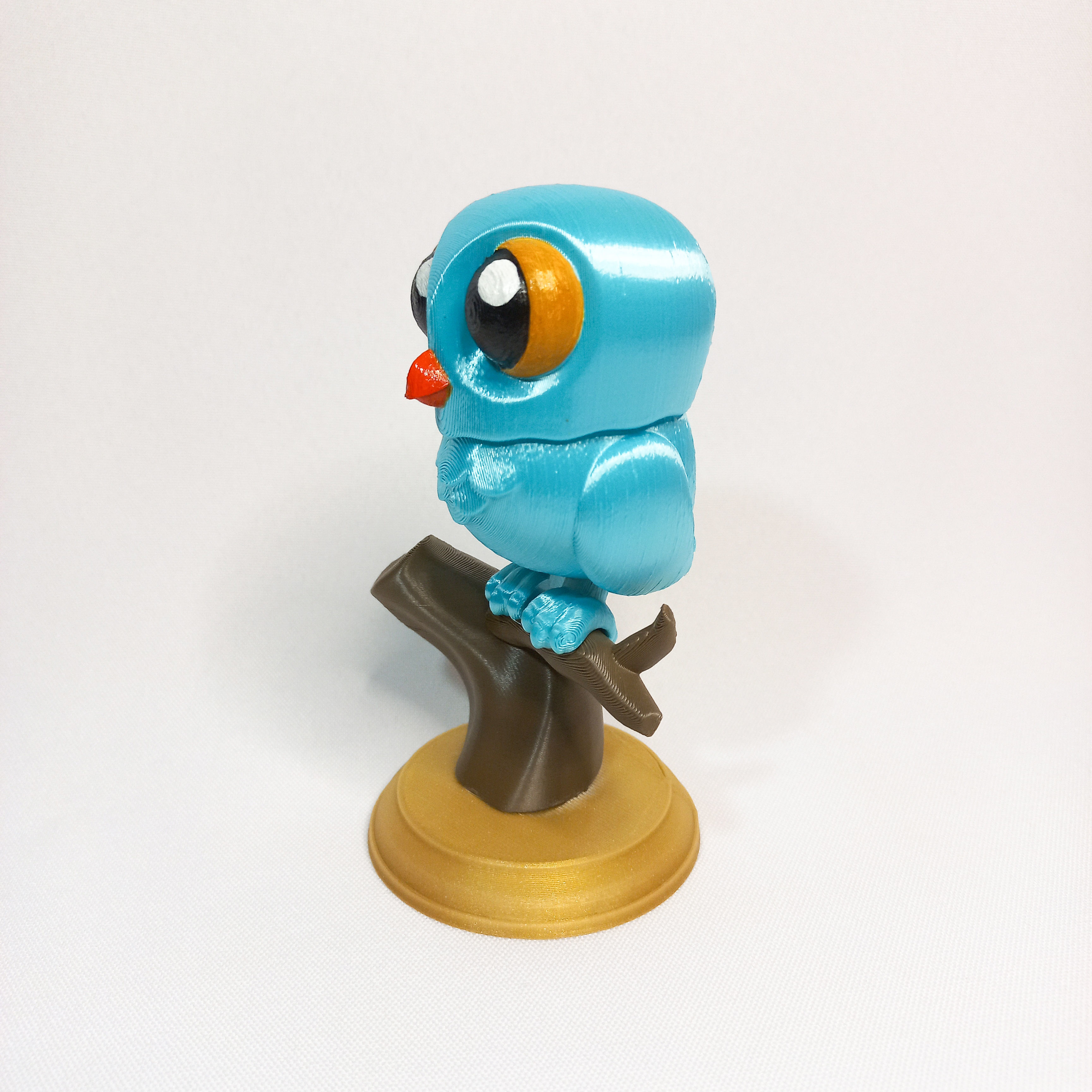 OWL CARTOON 3D print model_4