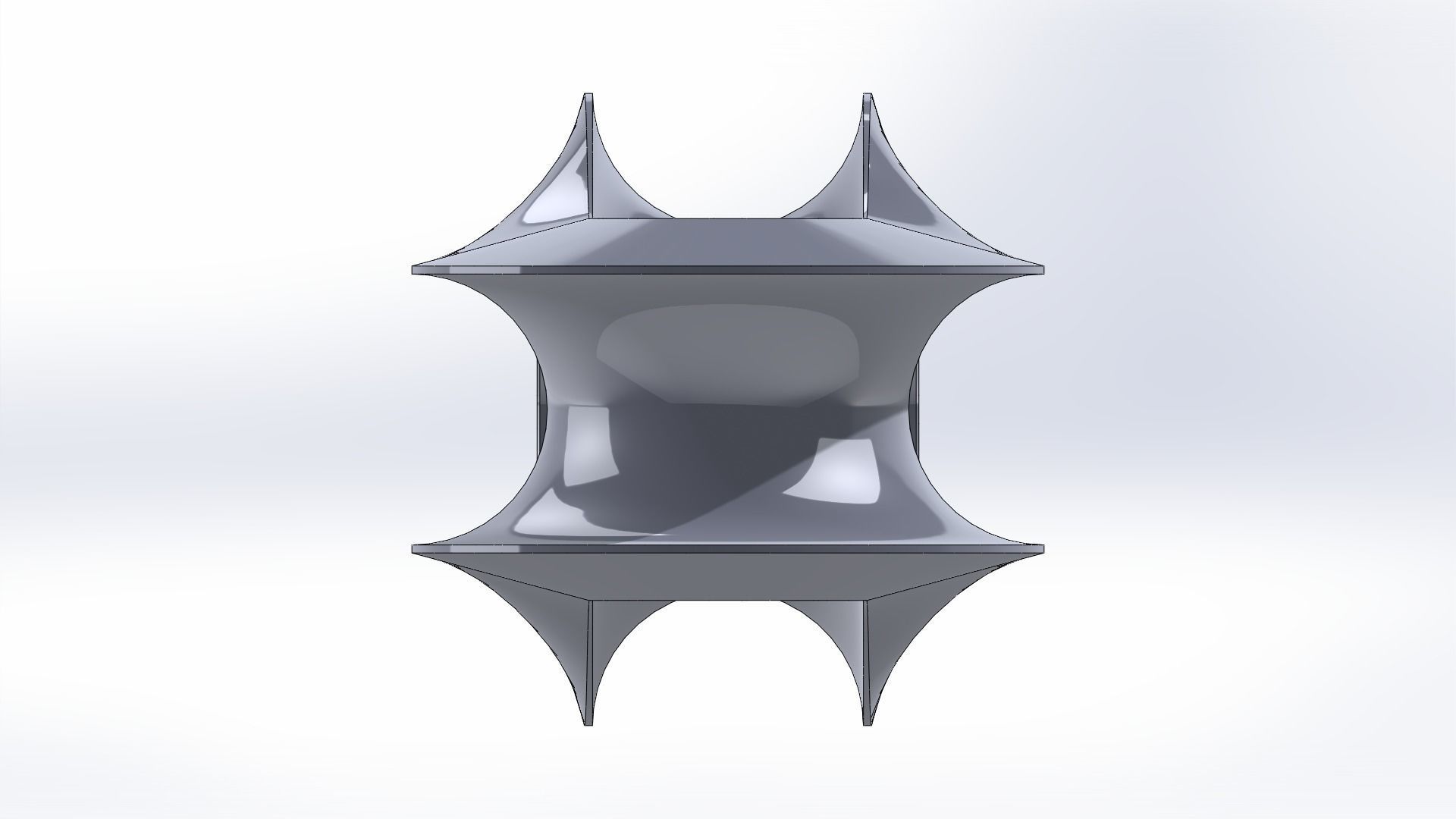 Infinite 8 Loop Sculpture 3D print model_2