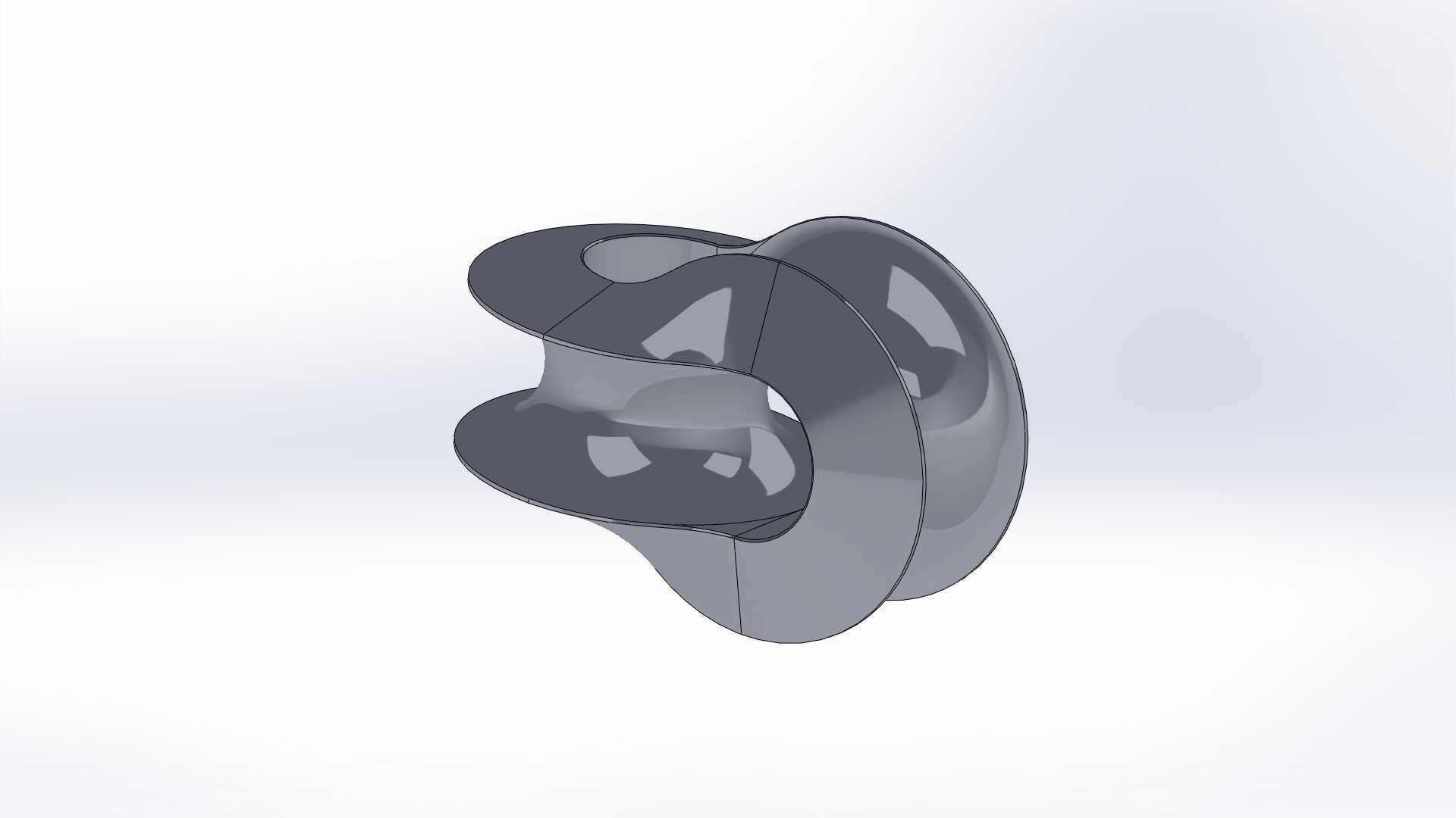 Infinite 8 Loop Sculpture 3D print model_1