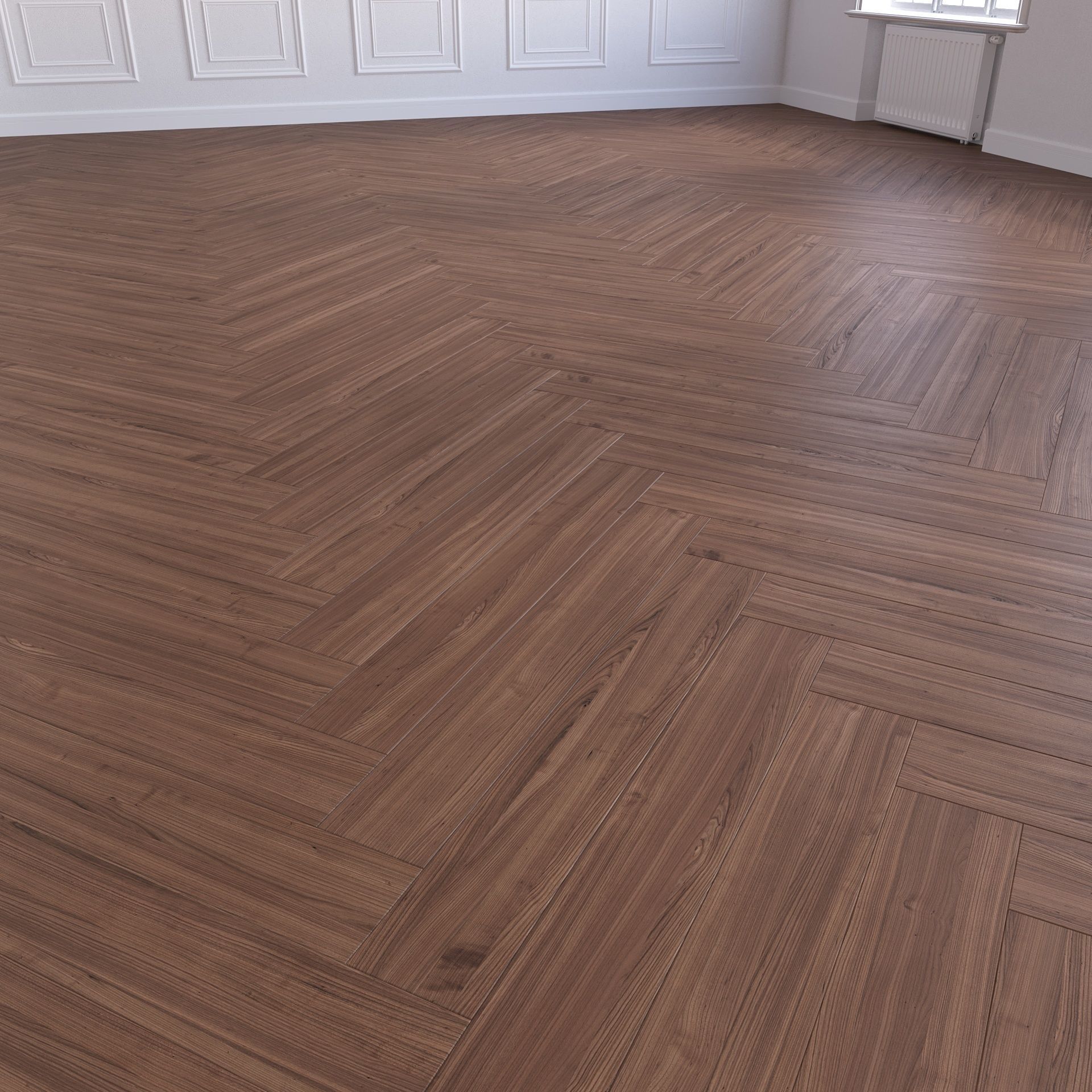 Parquet - Laminate - Wooden floor 4 in 1 3D model_19
