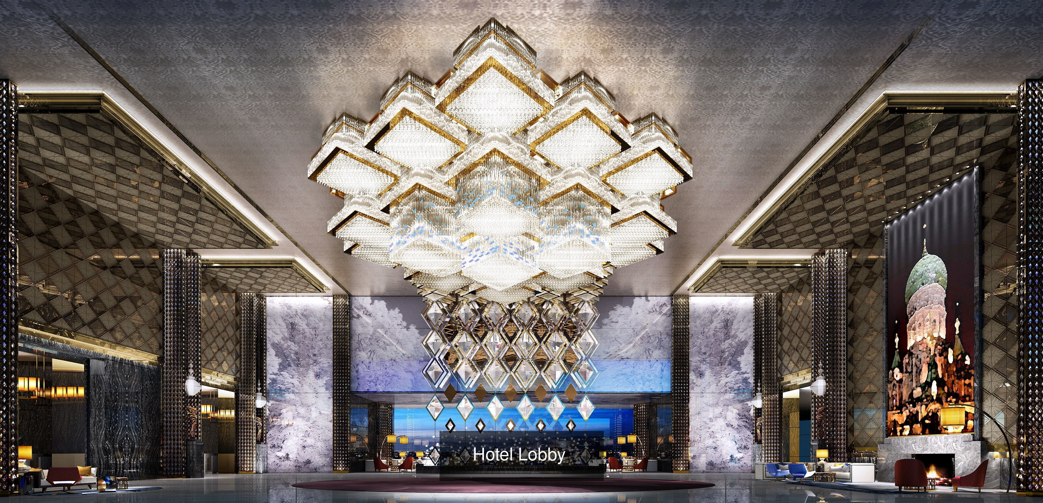 High End Hotel Complete Design Tender 3D Model 3D Model Collection_1