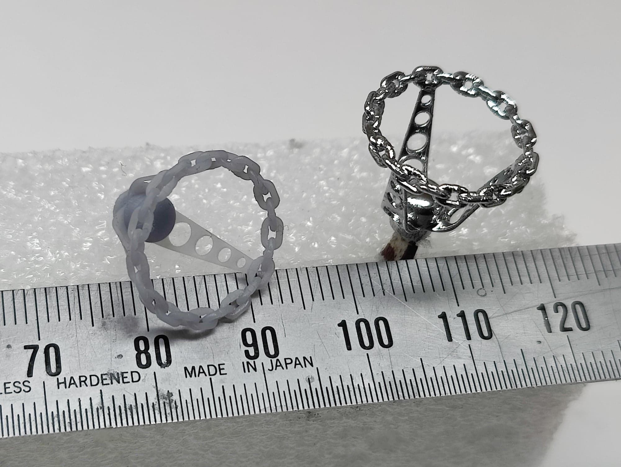 3d printable lowrider chain link steering wheel hi-poly 3D print model_7