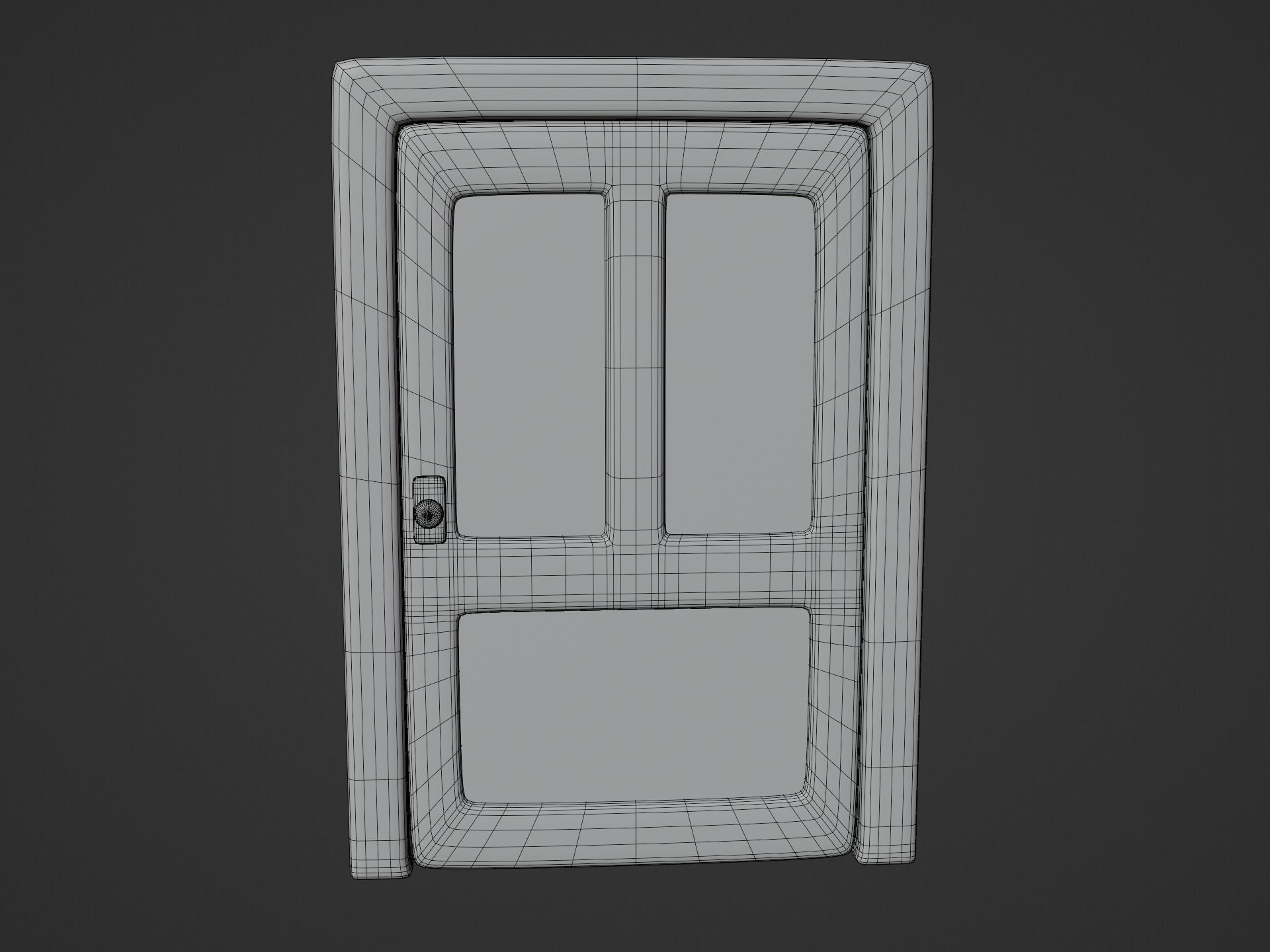 Cartoon Door 11Ga 3D model_11