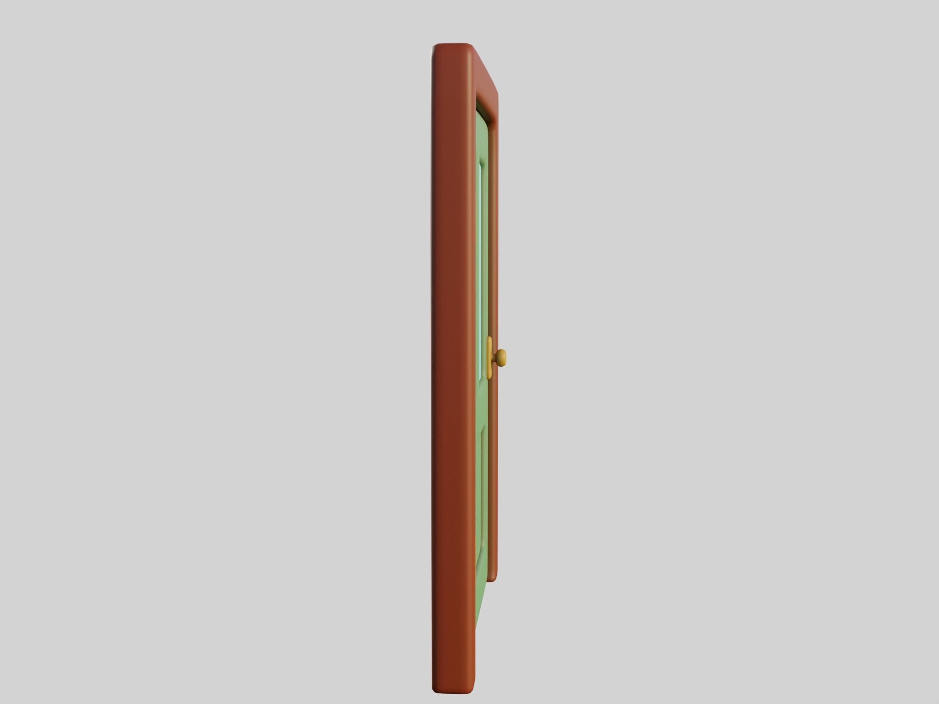 Cartoon Door 11Ga 3D model_7
