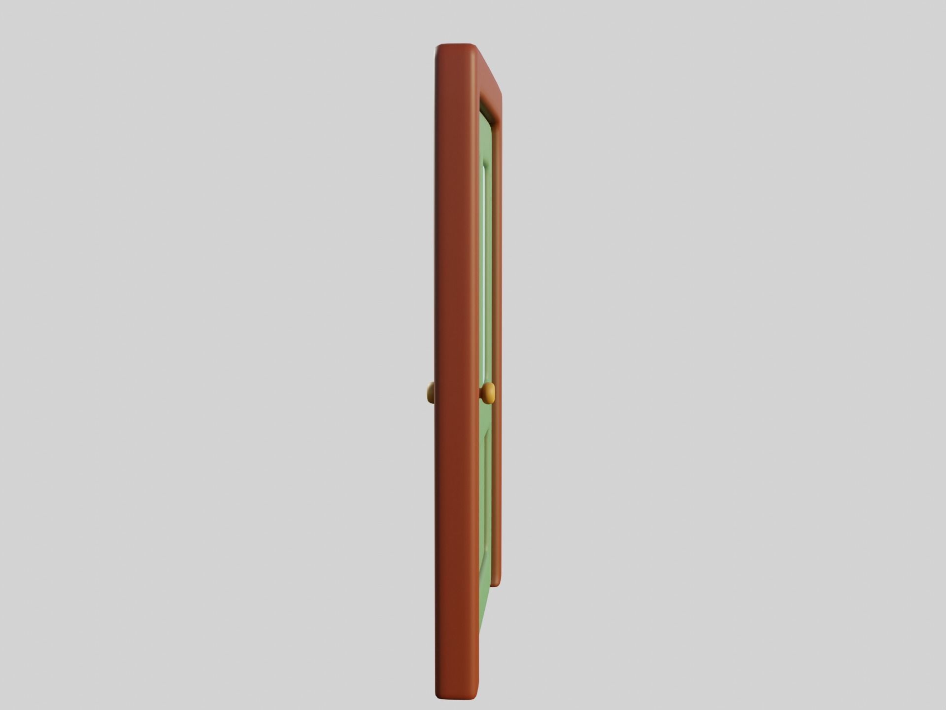 Cartoon Door 11Ga 3D model_2