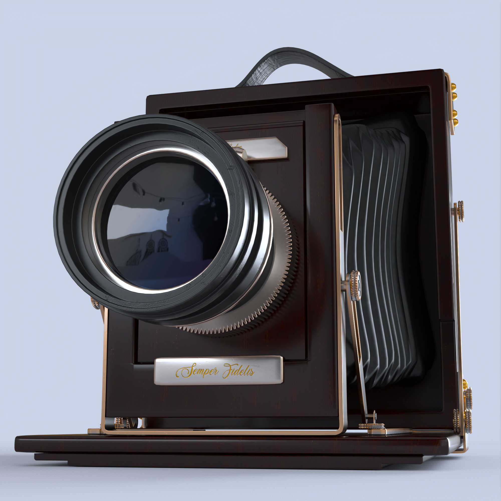 VINTAGE CAMERA 3D model_4