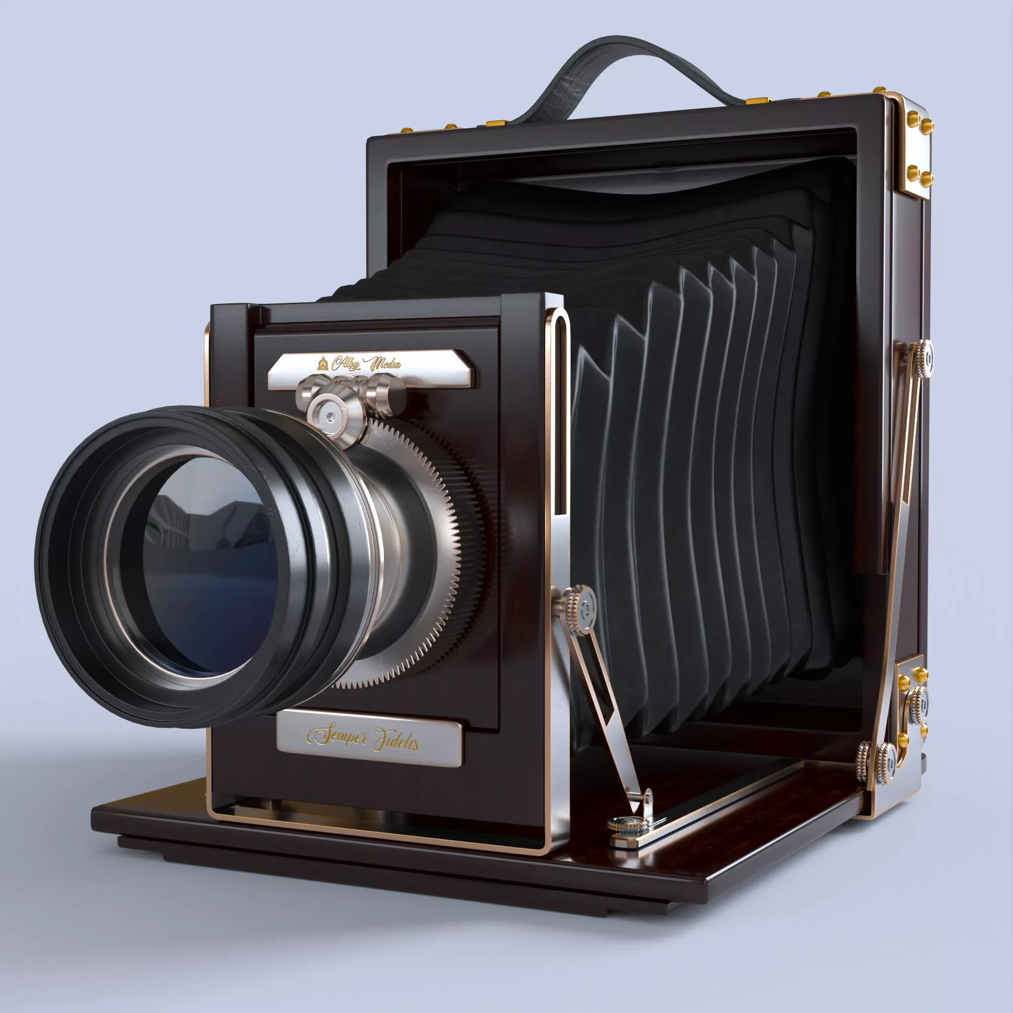 VINTAGE CAMERA 3D model_0