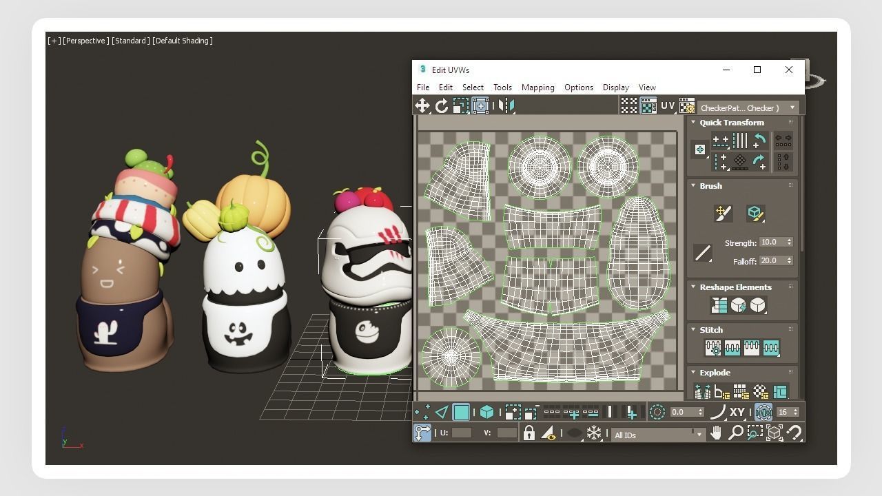 Wobi Pack Vol 1 Low-poly 3D model_12
