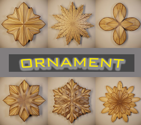 Ornament 3D Model-vol5 3D model