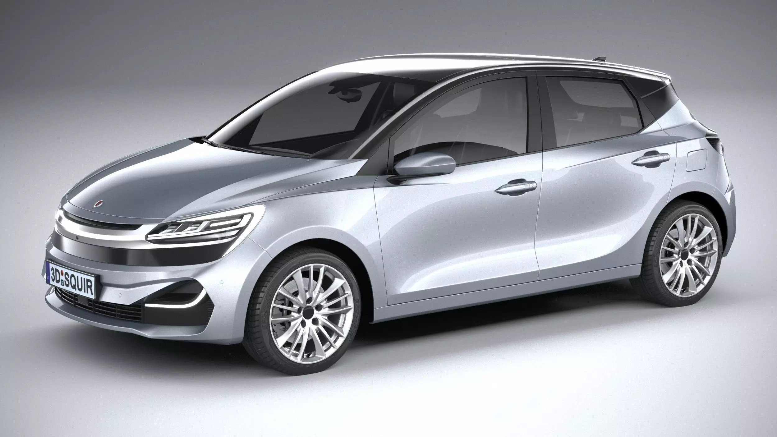 Generic Hatchback v2 2022 3D model_0