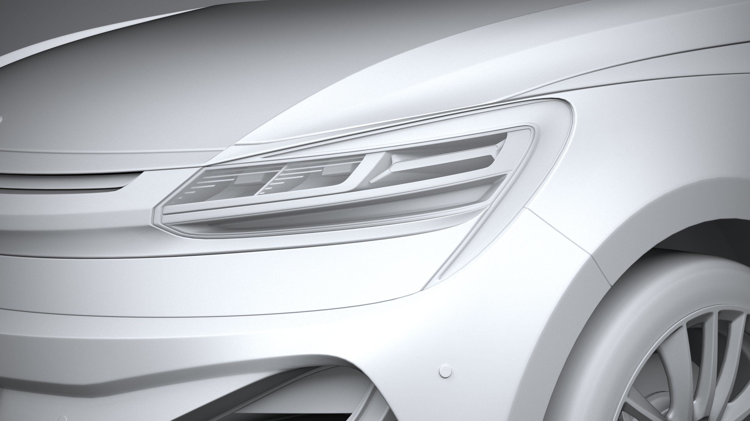 Generic Hatchback v2 2022 3D model_23