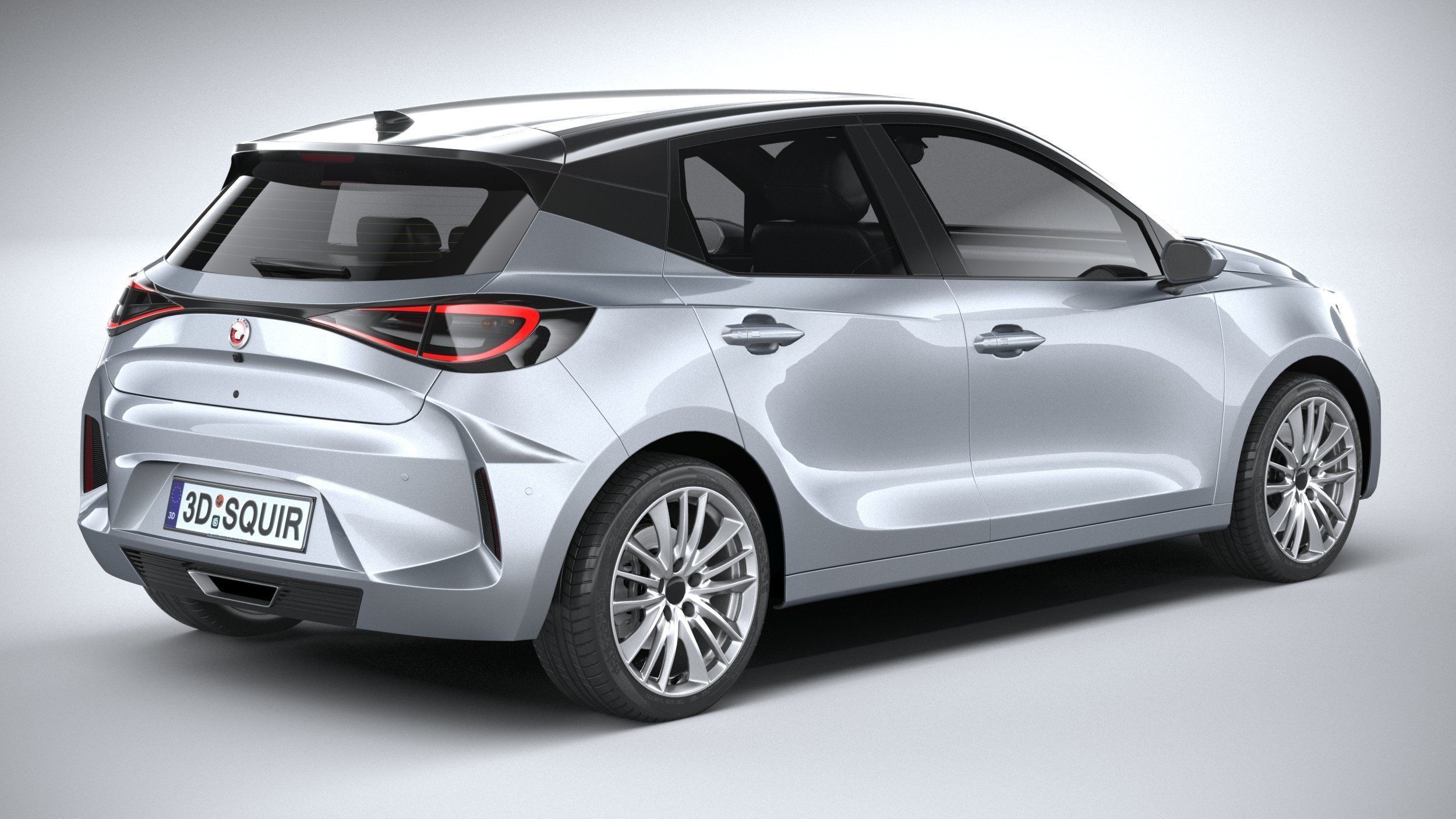 Generic Hatchback v2 2022 3D model_17